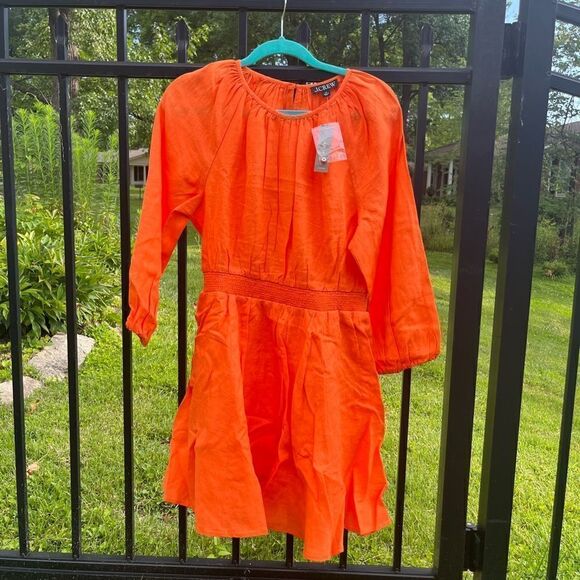 J Crew Palermo Linen Smock Waist Dress NWT - Picture 9 of 12